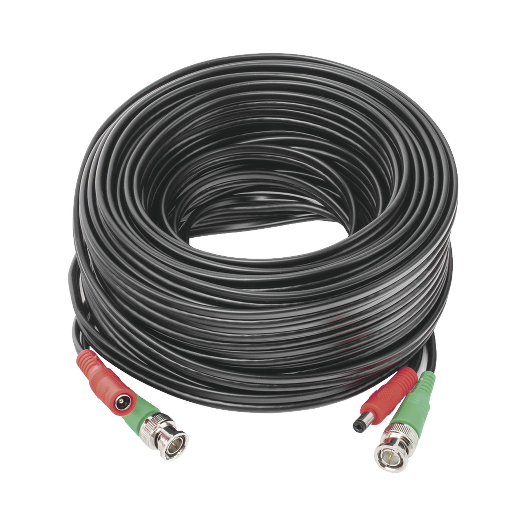 DIY-20M-4K|Cable coaxial ( BNC RG59 ) + Alimentaci??n / SIAM?ëS / 20 Metros / Aleaci??n Cobre + Aluminio CCA / Para C?ímaras 4K  / Uso interior y exterior